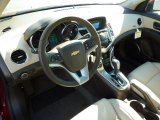 2011 Chevrolet Cruze LTZ Cocoa/Light Neutral Leather Interior