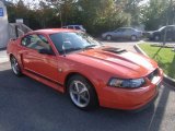 Competition Orange Ford Mustang in 2004