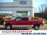 2010 Red Candy Metallic Ford F150 XLT SuperCrew 4x4 #39059313