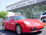 2007 Guards Red Porsche Cayman  #39060204
