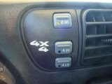 2001 Chevrolet Blazer LS 4x4 Controls