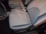 2011 Hyundai Accent GS 3 Door Gray Interior