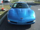 Nassau Blue Metallic Chevrolet Corvette in 1999