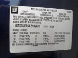 2010 GMC Sierra 1500 SL Extended Cab Info Tag