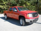 2009 Fire Red GMC Sierra 1500 SLE Crew Cab 4x4 #39060272