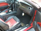 2007 Ford Mustang Shelby GT500 Convertible Black/Red Interior