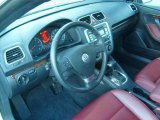 2009 Volkswagen Eos Lux Premium Red Interior
