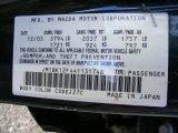 2004 MAZDA3 Color Code for Nordic Green Mica - Color Code: 27C