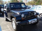 Black Jeep Wrangler in 2008