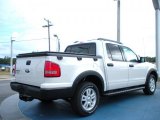 White Suede Ford Explorer Sport Trac in 2010
