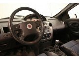 2005 Saturn ION Red Line Quad Coupe Black Interior