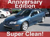 2007 Fusion Blue Metallic Saab 9-3 2.0T Convertible #39148142