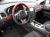 2011 Jeep Grand Cherokee Overland 4x4 Black Interior