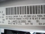 2011 Wrangler Color Code for Bright Silver Metallic - Color Code: PS2
