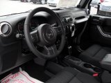 2011 Jeep Wrangler Sahara 4x4 Black Interior