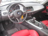 2007 BMW Z4 3.0si Coupe Dream Red Interior