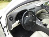 2009 Lexus IS 250 Light Gray Interior