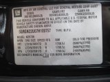 2007 Hummer H2 SUT Info Tag