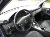 2005 Mercedes-Benz C 320 4Matic Sedan Black Interior