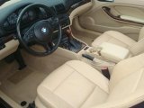 2002 BMW 3 Series 325i Convertible Sand Interior