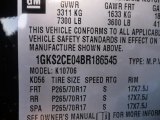 2011 GMC Yukon SLT 4x4 Info Tag