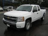 2011 Summit White Chevrolet Silverado 1500 LT Extended Cab 4x4 #39149440