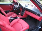 2009 Porsche 911 Turbo Coupe Carrera Red Interior
