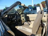 1985 Ford Mustang GT Convertible Beige Interior