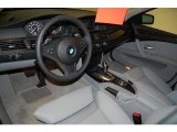2009 BMW 5 Series 550i Sedan Grey Dakota Leather Interior