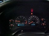 2001 Chevrolet S10 LS Extended Cab 4x4 Gauges