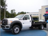 2011 Oxford White Ford F450 Super Duty XL Regular Cab Chassis Flat Bed #39258466