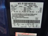 2007 F150 Color Code for Dark Blue Pearl Metallic - Color Code: DX