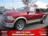 2011 Deep Cherry Red Crystal Pearl Dodge Ram 1500 Laramie Crew Cab #39258542