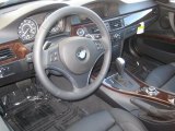 2011 BMW 3 Series 335i Sedan Black Interior
