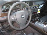2011 BMW 7 Series 740Li Sedan Black Interior