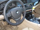 2011 BMW 5 Series 528i Sedan Venetian Beige Interior