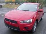 2011 Rally Red Metallic Mitsubishi Outlander ES #39258382