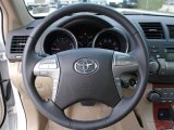 2010 Toyota Highlander Limited Steering Wheel