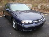 2002 Navy Blue Metallic Chevrolet Impala LS #39258616