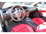 2010 Audi S5 4.2 FSI quattro Coupe Magma Red Silk Nappa Leather Interior