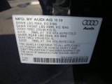 2010 Audi Q7 3.0 TDI quattro Info Tag