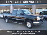 2004 Black Chevrolet Silverado 1500 Z71 Extended Cab 4x4 #39325707