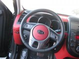 2011 Kia Soul Sport Red/Black Sport Leather Interior