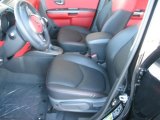 2011 Kia Soul Sport Red/Black Sport Leather Interior