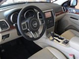 2011 Jeep Grand Cherokee Limited 4x4 Black/Light Frost Beige Interior