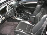 2007 Honda Accord EX V6 Coupe Black Interior