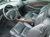 2001 Acura CL 3.2 Ebony Black Interior