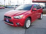 2011 Rally Red Metallic Mitsubishi Outlander Sport SE #39326037