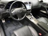 2007 Lexus IS 350 Black Interior