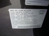 2007 Audi Q7 4.2 Premium quattro Info Tag